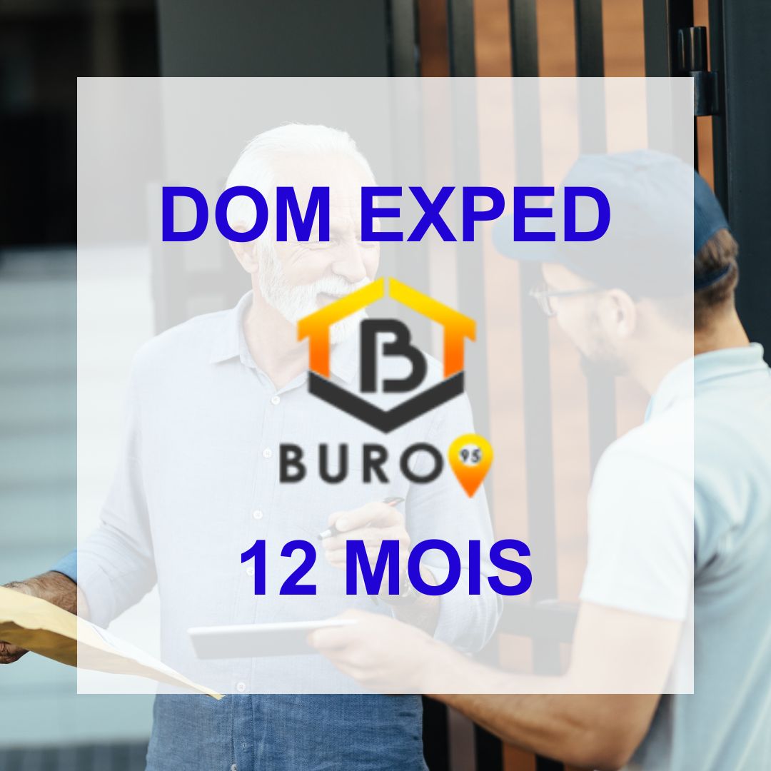 DOM EXPED 12 MOIS - 39€/mois  : Réexpédition de vos courriers par voie postale