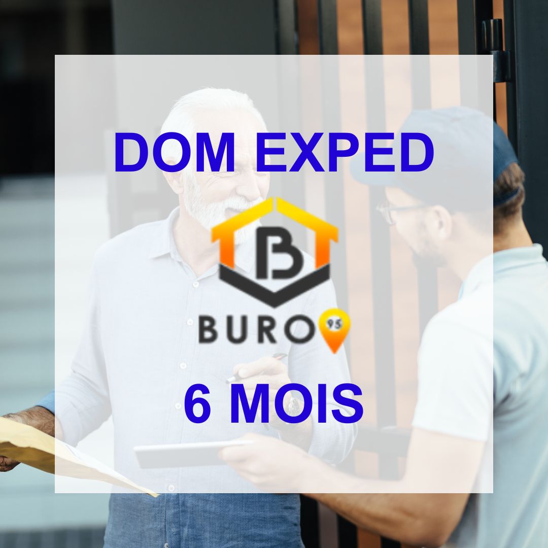 DOM EXPED 6 MOIS - 39€/mois : Réexpédition de vos courriers par voie postale